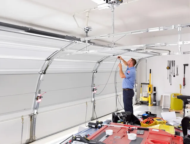 Garage door cable repair service by Warrensville Heights Garage Door Repair in Warrensville Heights