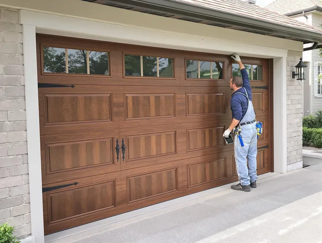 Custom garage door showcase by Warrensville Heights Garage Door Repair in Warrensville Heights