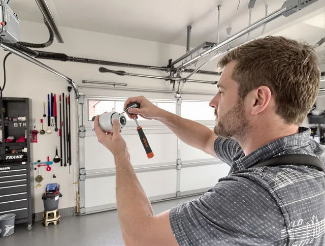Garage door opener repair service by Warrensville Heights Garage Door Repair in Warrensville Heights