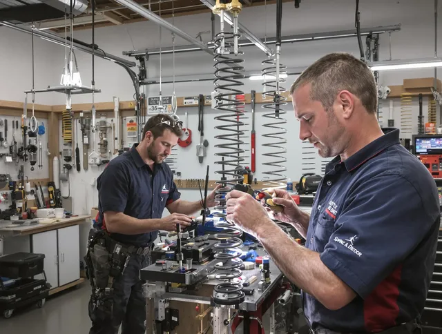 Garage door spring repair service by Warrensville Heights Garage Door Repair in Warrensville Heights